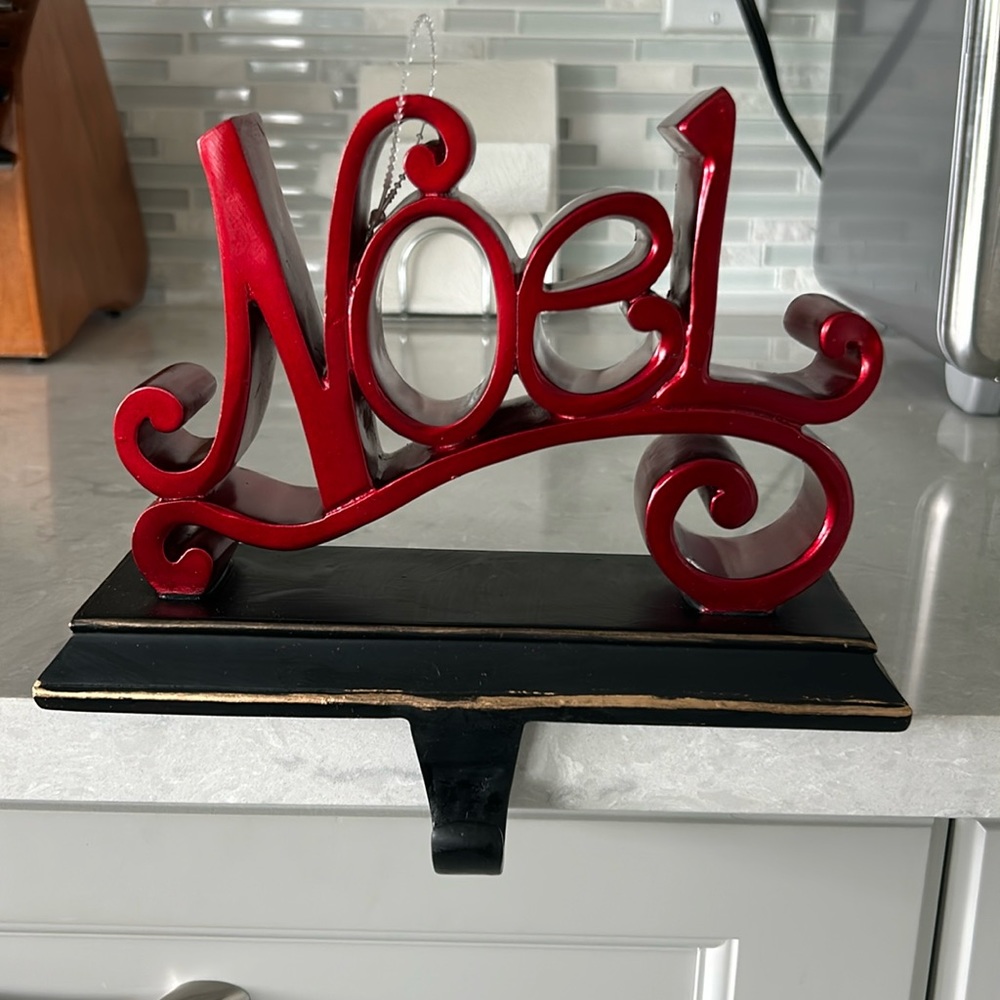 NOEL Holiday Stocking Holder